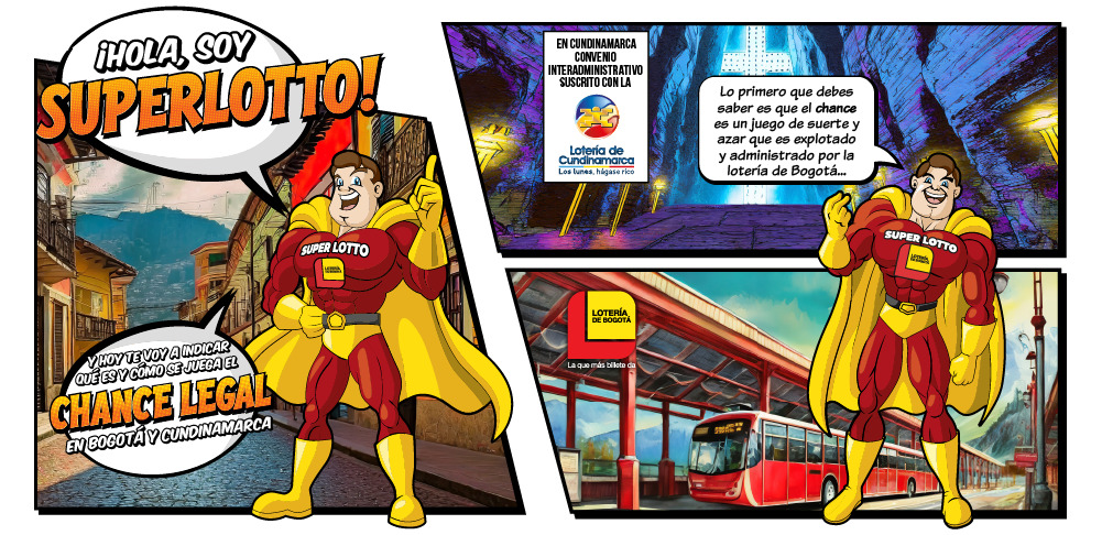 ¡Hola, Soy Superlotto! Y hoy te voy a indicar que es y cómo se juega el Chance Legal en Bogotá y Cundinamarca. Lo primero que debes saber es que el chance es un juego de suerte y azar que es explotado y administrado por la Lotería de Bogotá.