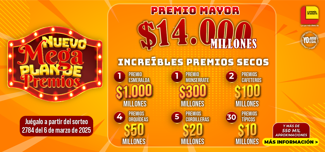 Nuevo Plan de Premios