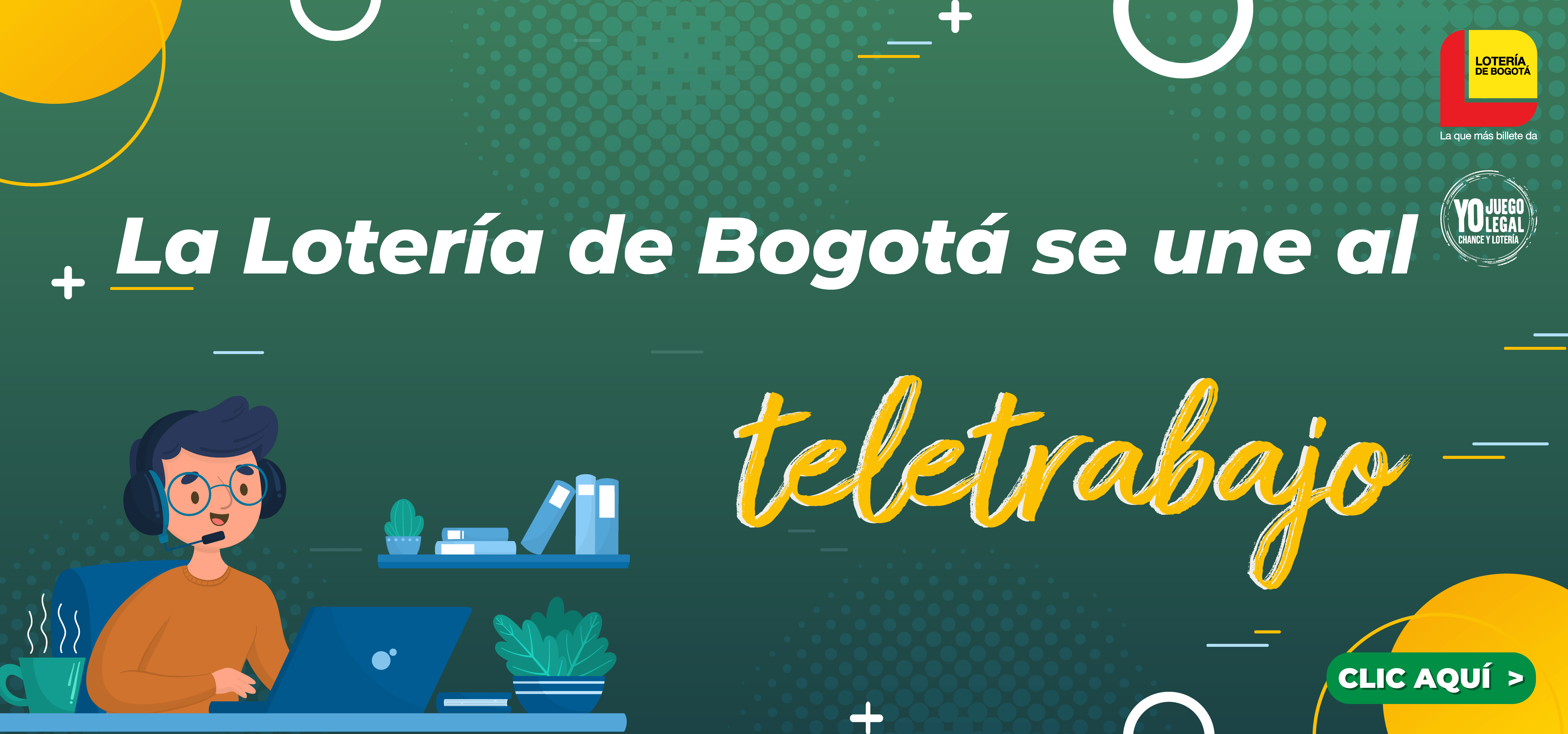 la loteria de bogota se une al teletrabajo