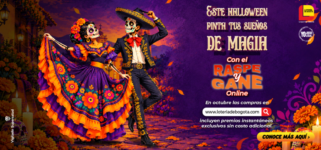 Este Halloween pinta tus sueños de magia con Lotería Bogotá