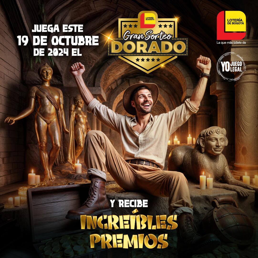 Juega el sorteo extraordinario 0010 de la Lotería de Bogotá
