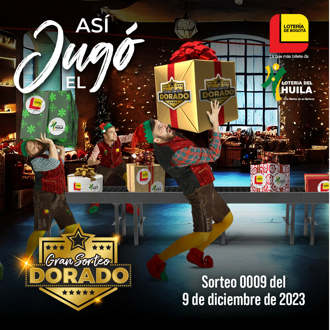 GANADORES GRAN SORTEO DORADO DEL 09 DE DICIEMBRE