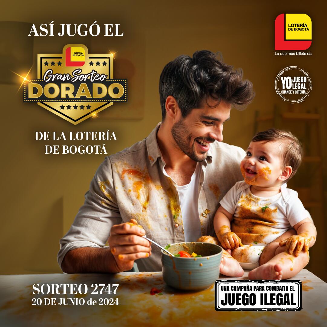 Conoce el ganador del Gran Sorteo Dorado de Padres Extraordinarios de la Lotería de Bogotá