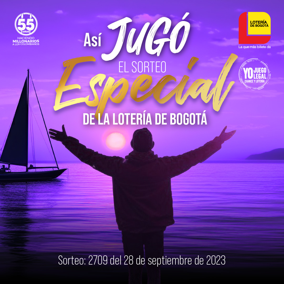 GANADORES SORTEO ESPECIAL 2709 DEL 28 DE SEPTIEMBRE