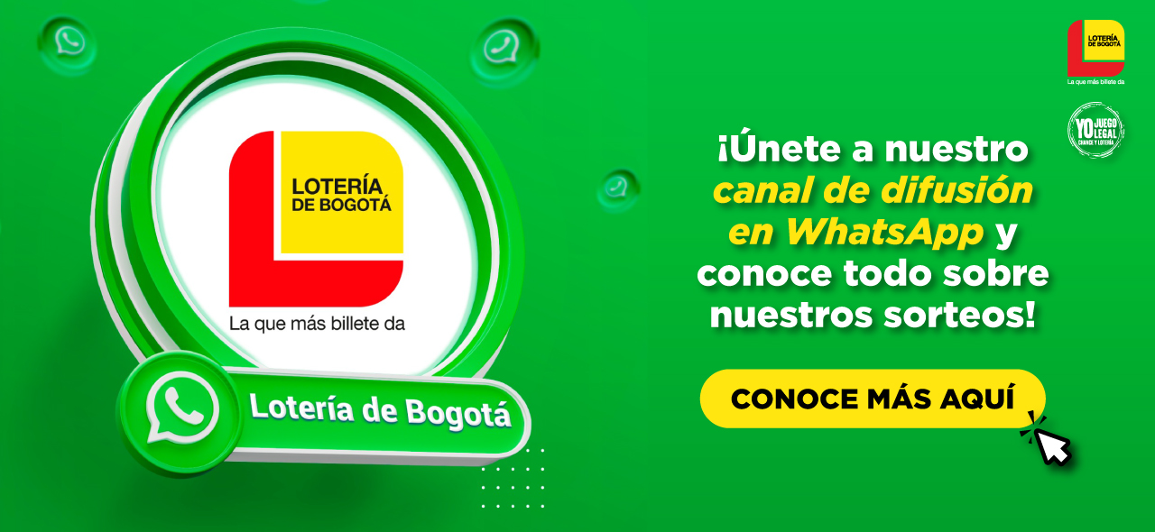 Únete a nuestro canal de difusión en WhatsApp y conoce todo sobre nuestros sorteos