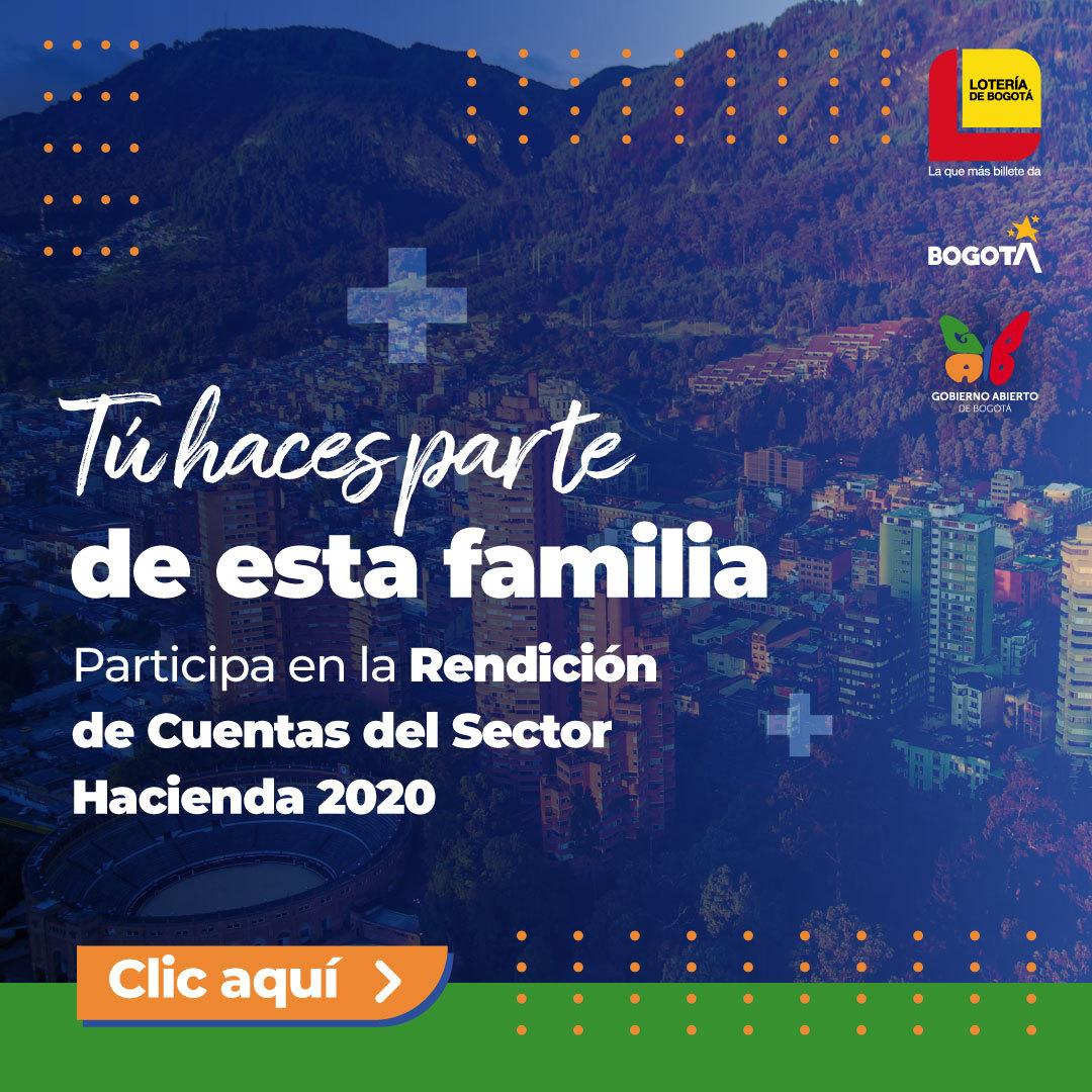 Rendicion de cuentas 2020 - Loteria de bogota