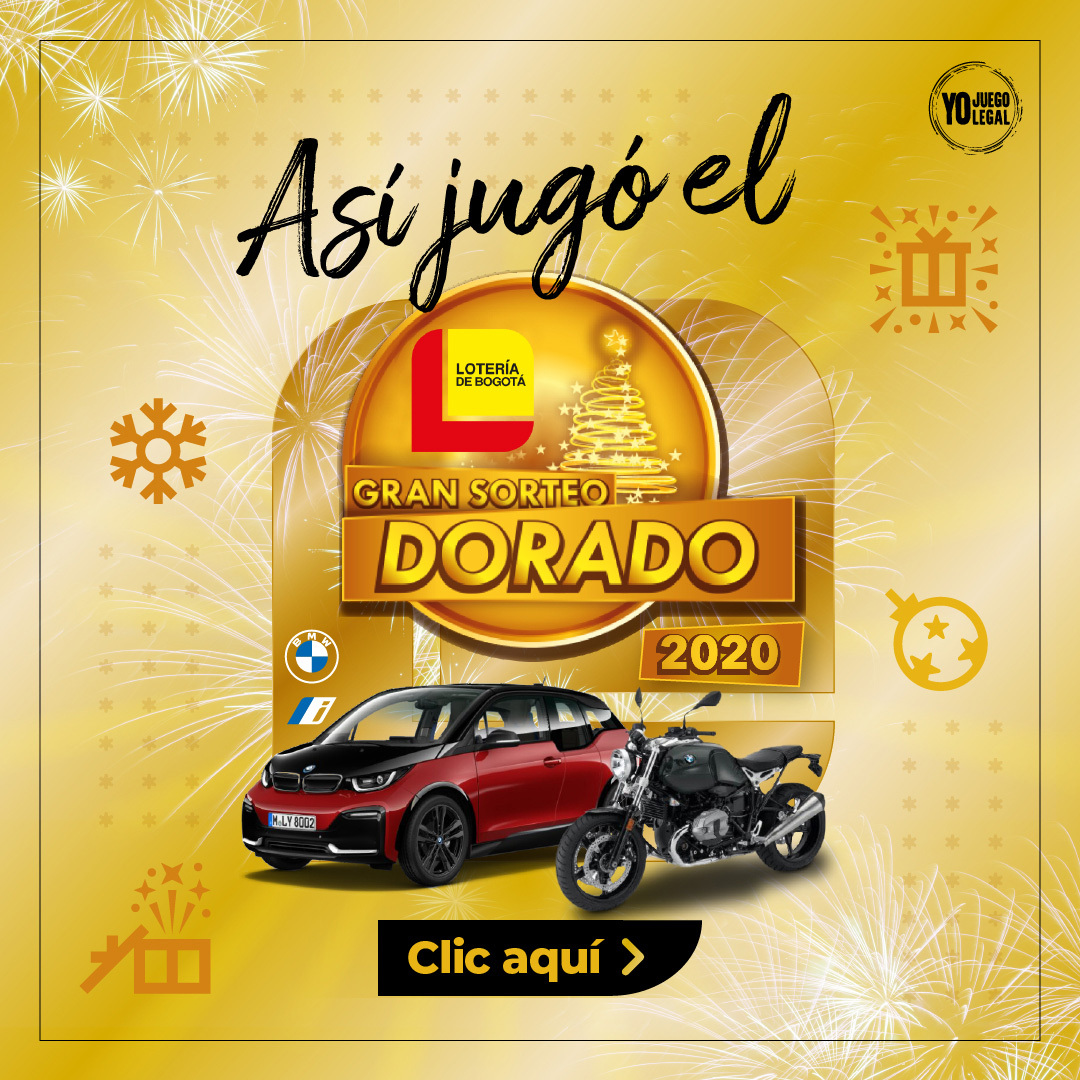 Sorteo dorado 2020 - loteria de bogota