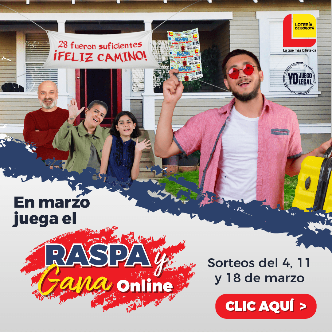 Raspa y gana sorteo 4, 11 y 18 de marzo 2020- Loteria de bogota