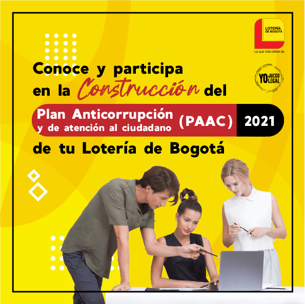 Plan Anticorrupcion 2021 - loteria de bogota
