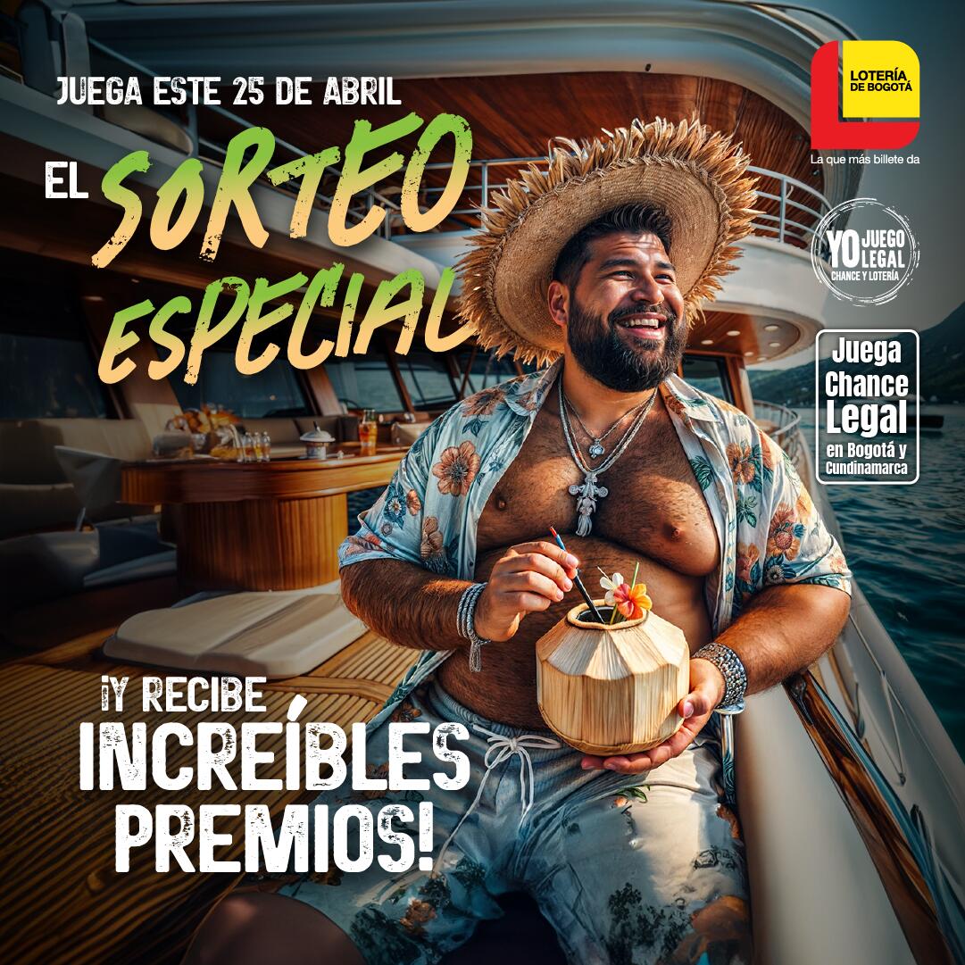 Juega este 25 de abril el sorteo especial. ¡Y recibe increíbles premios!