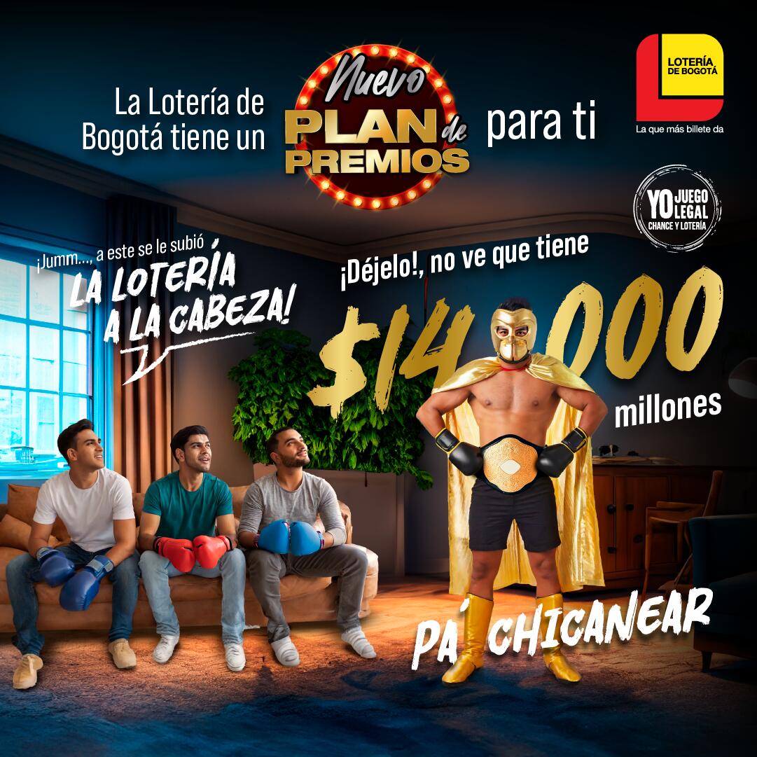 NUEVO PLAN DE PREMIOS LOTERÍA DE BOGOTÁ