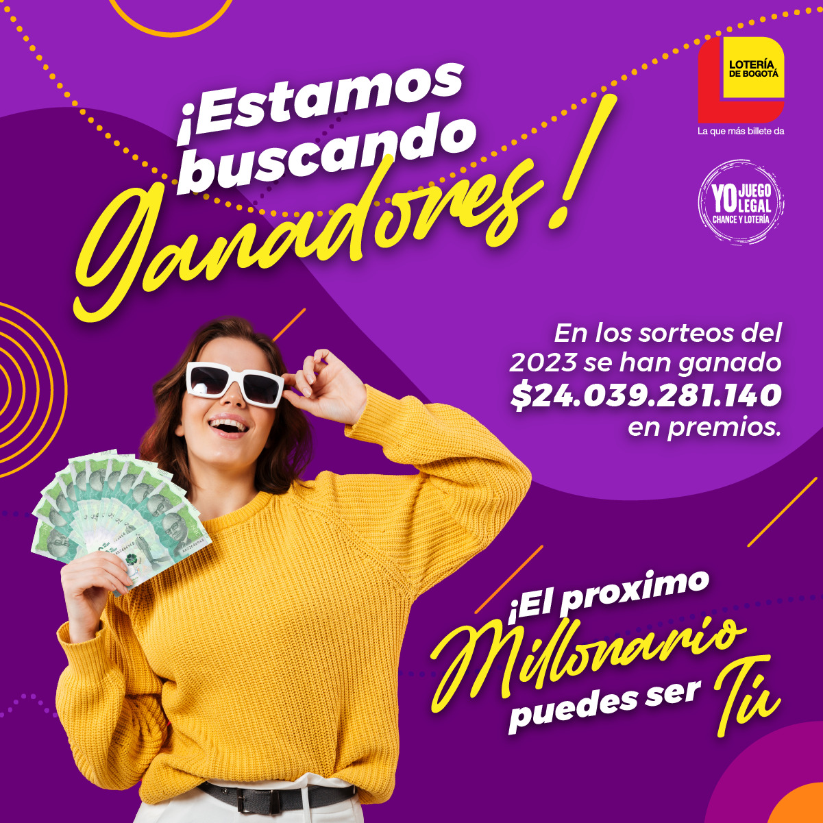 número ganador - Lotería de Bogotá