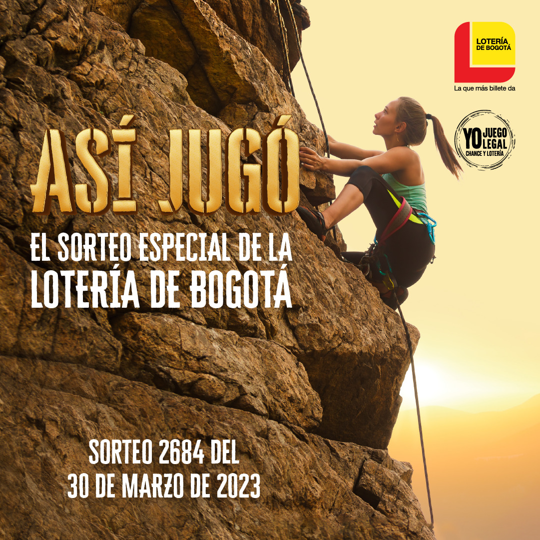 Así jugó el sorteo especial de la Lotería de Bogotá.