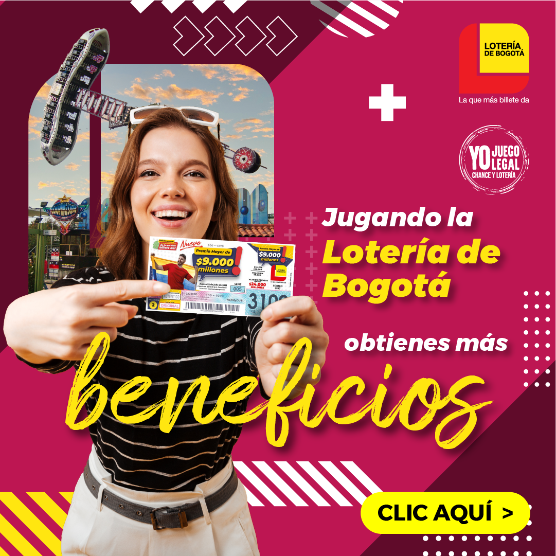 Beneficios Loteria de Bogota Mundo Aventura
