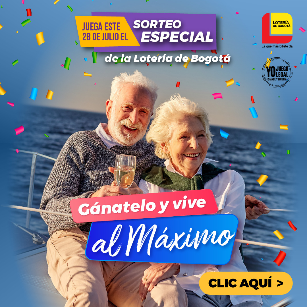 Juega este 28 de julio el sorteo especial de la Lotería de Bogotá
