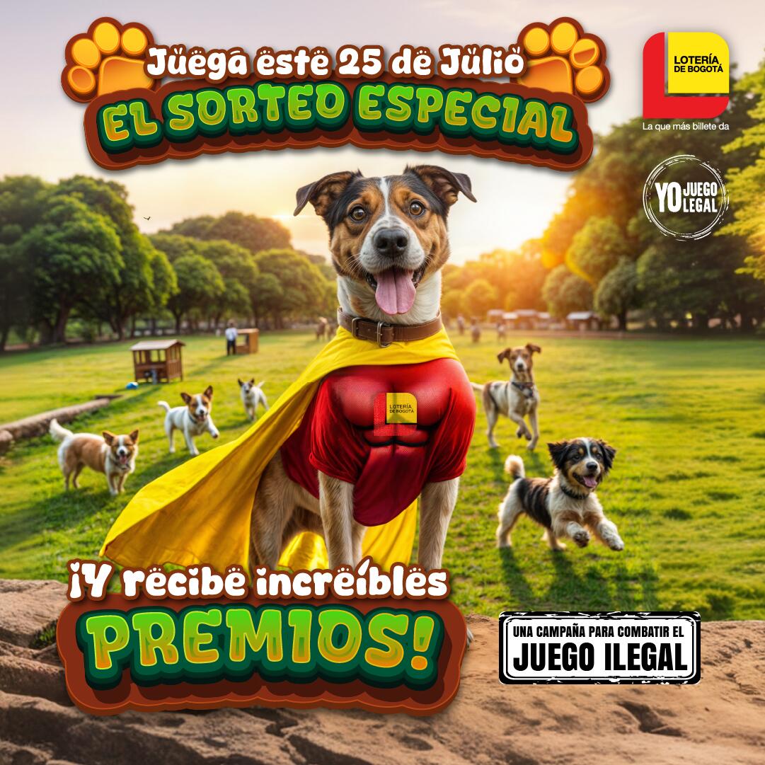 juega el sorteo especial del 25 de julio 2024- Lotería de Bogotá