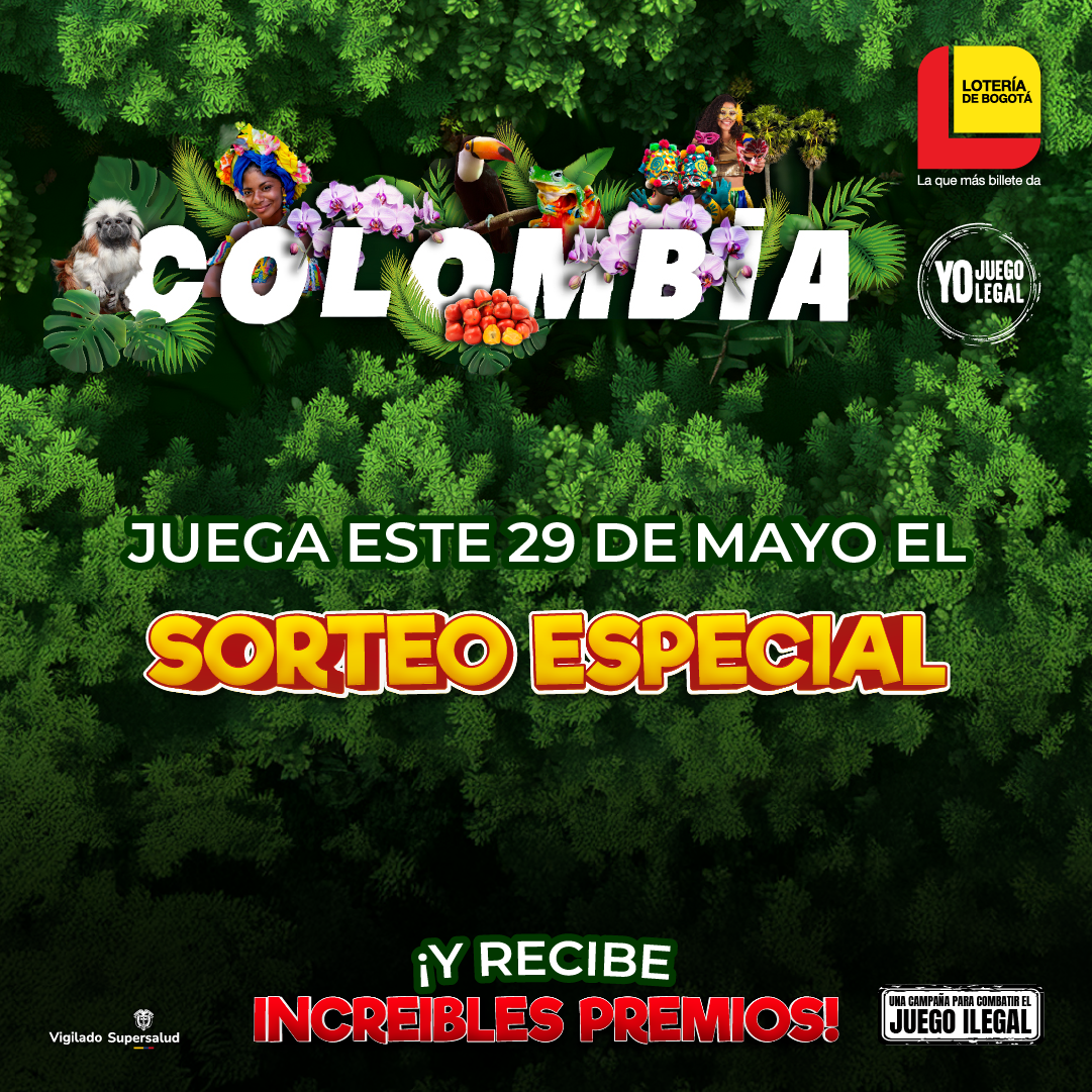 Sorteo especial 29 de mayo