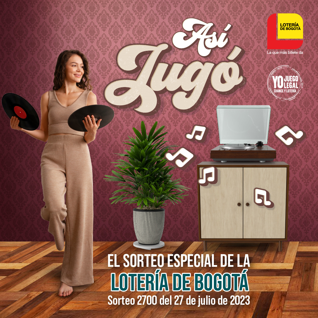 resultados sorteo 27 de julio 2023 Loteria de Bogota