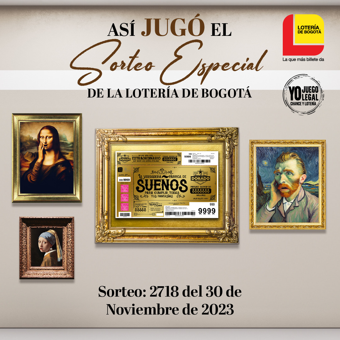 RESULTADOS 30 DE NOVIEMBRE LOTERÍA DE BOGOTÁ