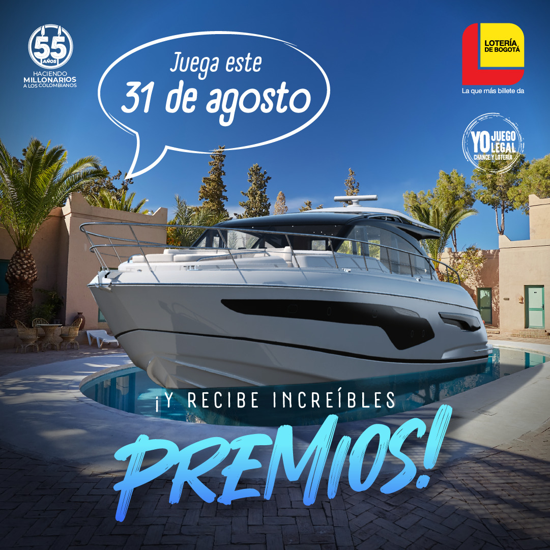 Sorteo especial 31 de agosto 2023 - Lotería de Bogotá